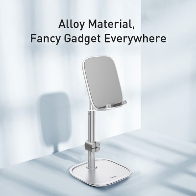 Настольная подставка BASEUS Literary Youth, телескопический, серебристый Настольная подставка BASEUS Literary Youth, телескопический, серебристый