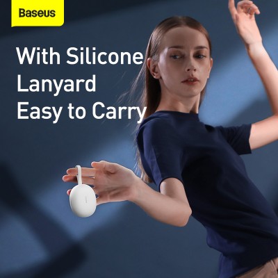 Беспроводные наушники BASEUS Encok W05, Bluetooth, 30 мАч, белый Беспроводные наушники BASEUS Encok W05, Bluetooth, 30 мАч, белый