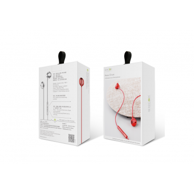 Проводные наушники BASEUS H06 Encok, Jack 3.5mm, красный Проводные наушники BASEUS H06 Encok, Jack 3.5mm, красный