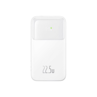 Портативный аккумулятор BASEUS Comet Series Dual-Cable 22.5W, 10000 мА⋅ч, белый Портативный аккумулятор BASEUS Comet Series Dual-Cable 22.5W, 10000 мА⋅ч, белый