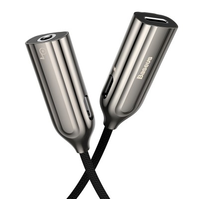 Переходник/Адаптер BASEUS L55, Lightning - 2*Lightning, тусклый Переходник/Адаптер BASEUS L55, Lightning - 2*Lightning, тусклый