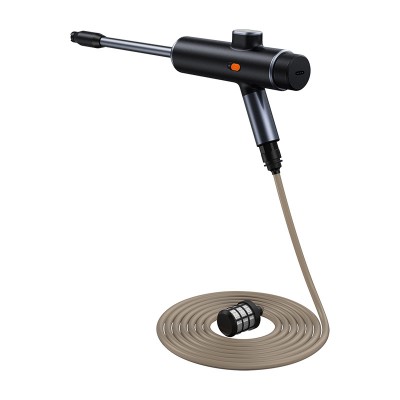 Пистолет для автомойки BASEUS Dual Power Portable Electric Car Wash Spray Nozzle, 2A, черный Пистолет для автомойки BASEUS Dual Power Portable Electric Car Wash Spray Nozzle, 2A, черный