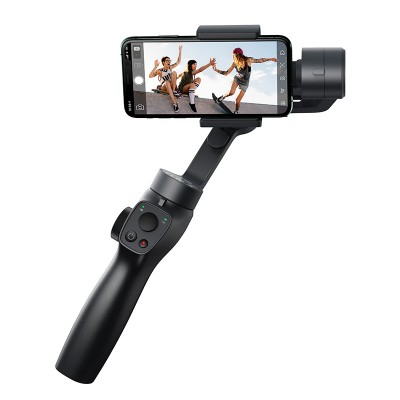 Стабилизатор для смартфона BASEUS Handheld Gimbal Stabilizer, Трехосевой, 2200 мАч, Bluetooth, темно-серый Стабилизатор для смартфона BASEUS Handheld Gimbal Stabilizer, Трехосевой, 2200 мАч, Bluetooth, темно-серый