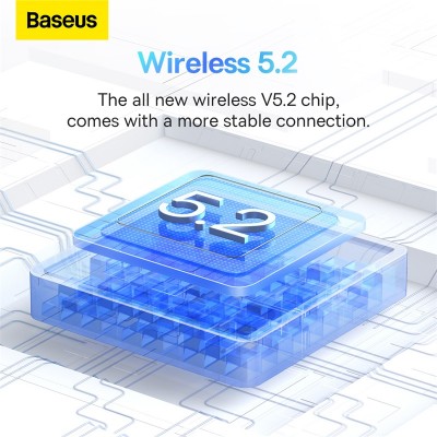 Беспроводные наушники BASEUS Bowie P1, Bluetooth, 170 мАч, черный Беспроводные наушники BASEUS Bowie P1, Bluetooth, 170 мАч, черный