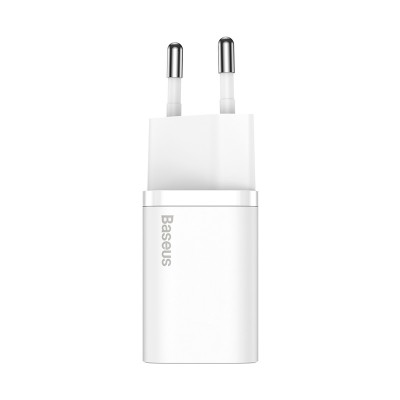Зарядное устройство BASEUS Super Si USB-C, 3A, 30W, белый Зарядное устройство BASEUS Super Si USB-C, 3A, 30W, белый