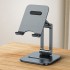 Настольная подставка BASEUS Biaxial Foldable Metal Stand (for Phones), серый Настольная подставка BASEUS Biaxial Foldable Metal Stand (for Phones), серый