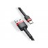 Кабель USB BASEUS Cafule, USB - Type-C, 3A, 1 м, красный+черный Кабель USB BASEUS Cafule, USB - Type-C, 3A, 1 м, красный+черный