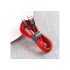 Кабель USB BASEUS Cafule, USB - Type-C, 3A, 0,5 м, красный+красный Кабель USB BASEUS Cafule, USB - Type-C, 3A, 0,5 м, красный+красный