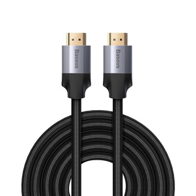Кабель HDMI BASEUS Enjoyment Series, 4KHD - 4KHD, 5 м, черный Кабель HDMI BASEUS Enjoyment Series, 4KHD - 4KHD, 5 м, черный
