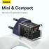 Зарядное устройство BASEUS GaN5 Fast Charger(mini) USB-C, 3A, 30W, фиолетовый Зарядное устройство BASEUS GaN5 Fast Charger(mini) USB-C, 3A, 30W, фиолетовый