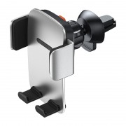 Автомобильный держатель BASEUS Easy Control Pro Clamp (Air Outlet Version), серебряный, на воздуховод