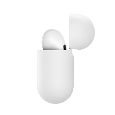 Чехол BASEUS Super Thin Silica Gel Case для AirPods 3, белый Чехол BASEUS Super Thin Silica Gel Case для AirPods 3, белый