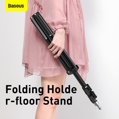 Кольцо-лампа для селфи BASEUS Live Stream Holder-floor Stand, 2A, черный Кольцо-лампа для селфи BASEUS Live Stream Holder-floor Stand, 2A, черный