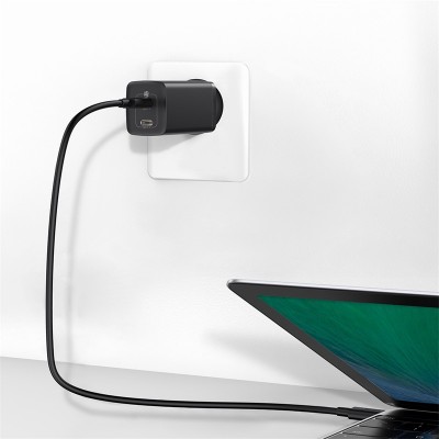 Зарядное устройство BASEUS GaN2 Lite Quick Charger 2*USB-C, 3A, 65W, черный Зарядное устройство BASEUS GaN2 Lite Quick Charger 2*USB-C, 3A, 65W, черный