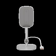 Настольная подставка BASEUS Literary Youth Desktop Bracket, серебристый, с беспроводной зарядкой