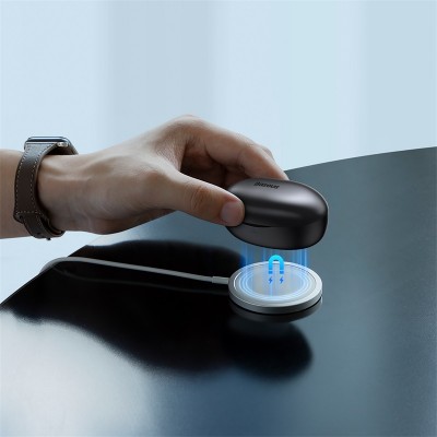 Беспроводные наушники BASEUS True W11, Bluetooth, 40 мАч, черный Беспроводные наушники BASEUS True W11, Bluetooth, 40 мАч, черный