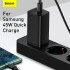 Зарядное устройство BASEUS GaN2 Lite Quick Charger 2*USB-C, 3A, 65W, черный Зарядное устройство BASEUS GaN2 Lite Quick Charger 2*USB-C, 3A, 65W, черный