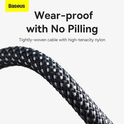 Кабель USB BASEUS Dynamic Series Fast Charging, USB - Type-C, 100W, 2 м, серый шифер Кабель USB BASEUS Dynamic Series Fast Charging, USB - Type-C, 100W, 2 м, серый шифер