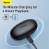 Беспроводные наушники BASEUS True W11, Bluetooth, 40 мАч, черный Беспроводные наушники BASEUS True W11, Bluetooth, 40 мАч, черный