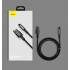 Кабель USB BASEUS Tungsten Gold Fast Charging, USB - Lightning, 2.4А, 1 м, черный Кабель USB BASEUS Tungsten Gold Fast Charging, USB - Lightning, 2.4А, 1 м, черный