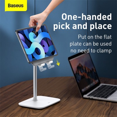 Настольная подставка BASEUS Indoorsy Youth Tablet Desk Stand white, белый Настольная подставка BASEUS Indoorsy Youth Tablet Desk Stand white, белый