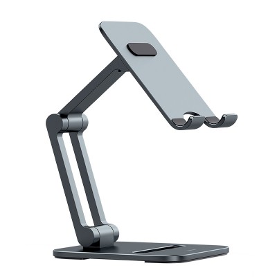 Настольная подставка BASEUS Biaxial Foldable Metal Stand (for Phones), серый Настольная подставка BASEUS Biaxial Foldable Metal Stand (for Phones), серый