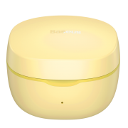 Беспроводные наушники BASEUS Encok WM01, Bluetooth, 40 мАч, желтый, Type-C