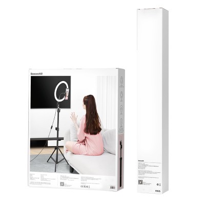 Кольцо-лампа для селфи BASEUS Live Stream Holder-floor Stand, 2A, черный Кольцо-лампа для селфи BASEUS Live Stream Holder-floor Stand, 2A, черный