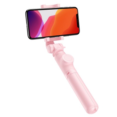 Монопод BASEUS Lovely Bluetooth, беспроводной, розовый Монопод BASEUS Lovely Bluetooth, беспроводной, розовый