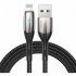 Кабель USB BASEUS Horizontal, USB - Lightning, 1.5А, 2 м, черный, с индикатором Кабель USB BASEUS Horizontal, USB - Lightning, 1.5А, 2 м, черный, с индикатором
