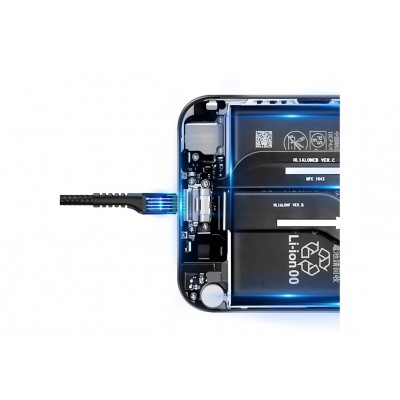 Кабель USB BASEUS Fish eye Spring, USB - Type-C, 2А, 1 м, черный, пружинный Кабель USB BASEUS Fish eye Spring, USB - Type-C, 2А, 1 м, черный, пружинный