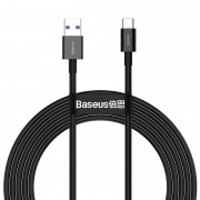 Кабель USB BASEUS Superior Series Fast Charging, USB - Type-C, 66W, 2 м, черный