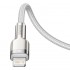 Кабель USB-C BASEUS Cafule Series Metal, Type-C - Lightning, 20W, 2 м, белый Кабель USB-C BASEUS Cafule Series Metal, Type-C - Lightning, 20W, 2 м, белый