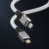 Кабель USB-C BASEUS CoolPlay Series Fast Charging, Type-C - Type-C, 100W, 2 м, белый Кабель USB-C BASEUS CoolPlay Series Fast Charging, Type-C - Type-C, 100W, 2 м, белый