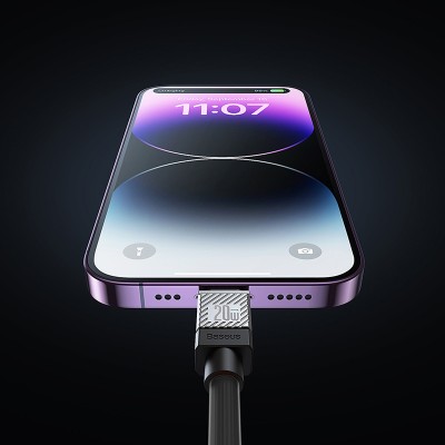 Кабель USB-C BASEUS CoolPlay Series Fast Charging, Type-C - Lightning, 20W, 1 м, черный Кабель USB-C BASEUS CoolPlay Series Fast Charging, Type-C - Lightning, 20W, 1 м, черный