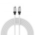 Кабель USB-C BASEUS CoolPlay Series Fast Charging, Type-C - Type-C, 100W, 2 м, белый Кабель USB-C BASEUS CoolPlay Series Fast Charging, Type-C - Type-C, 100W, 2 м, белый