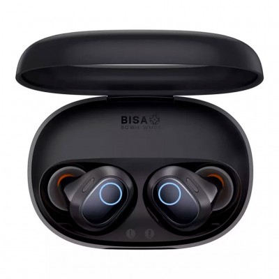Беспроводные наушники BASEUS Bowie WM03, Bluetooth, 50 мАч, черный Беспроводные наушники BASEUS Bowie WM03, Bluetooth, 50 мАч, черный