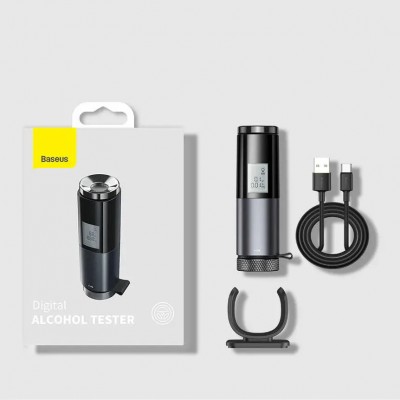 Алкотестер BASEUS Digital Alcohol Tester, черный Алкотестер BASEUS Digital Alcohol Tester, черный