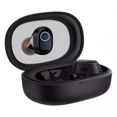 Беспроводные наушники BASEUS Bowie WM03, Bluetooth, 50 мАч, черный Беспроводные наушники BASEUS Bowie WM03, Bluetooth, 50 мАч, черный