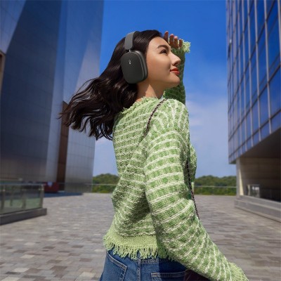 Беспроводные наушники BASEUS Bowie H1, Bluetooth, 800 мАч, серый Беспроводные наушники BASEUS Bowie H1, Bluetooth, 800 мАч, серый