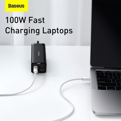 Кабель USB-C BASEUS Dynamic Series Fast Charging, Type-C - Type-C, 5A, 100W, 1 м, белый Кабель USB-C BASEUS Dynamic Series Fast Charging, Type-C - Type-C, 5A, 100W, 1 м, белый