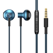 Проводные наушники BASEUS Encok H19, Jack 3.5mm, синий