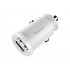 Автомобильное зарядное устройство BASEUS Grain, 2*USB, 3.1A, 5W, белый Автомобильное зарядное устройство BASEUS Grain, 2*USB, 3.1A, 5W, белый