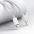 Кабель USB-C BASEUS High Density Braided, Type-C - Type-C, 5A, 1 м, белый Кабель USB-C BASEUS High Density Braided, Type-C - Type-C, 5A, 1 м, белый