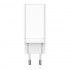 Зарядное устройство BASEUS GaN3 Pro USB+2*USB-C + Кабель Type-C-Type-C, 3A, 65W, белый, с кабелем Зарядное устройство BASEUS GaN3 Pro USB+2*USB-C + Кабель Type-C-Type-C, 3A, 65W, белый, с кабелем
