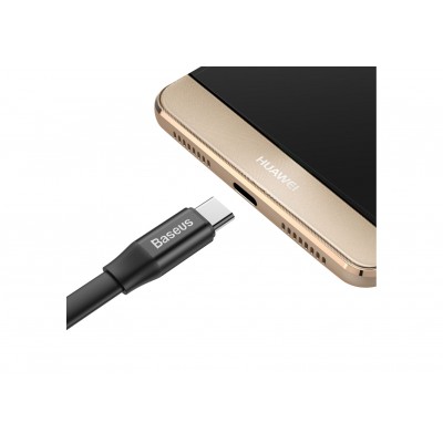 Кабель USB BASEUS Nimble Portable, USB - Type-C, 2А, 23 см, черный Кабель USB BASEUS Nimble Portable, USB - Type-C, 2А, 23 см, черный
