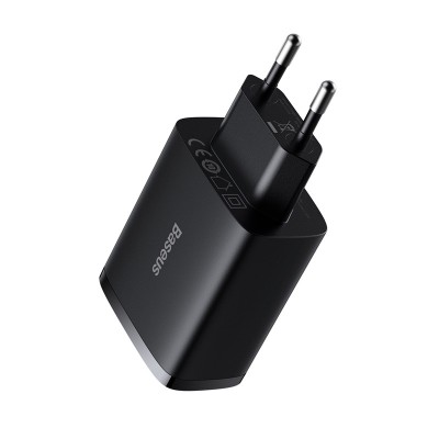 Зарядное устройство BASEUS Compact Charger 3U 3*USB, 3.4A, 17W, черный Зарядное устройство BASEUS Compact Charger 3U 3*USB, 3.4A, 17W, черный