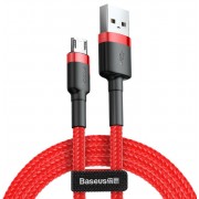 Кабель USB BASEUS Cafule, USB - MicroUSB, 1.5А, 2 м, красный+красный
