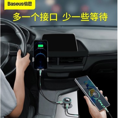 FM - Трансмиттер BASEUS Enjoy Car Wireless MP3, 2*USB, 3.4A, 17 Вт, черный, с дисплеем FM - Трансмиттер BASEUS Enjoy Car Wireless MP3, 2*USB, 3.4A, 17 Вт, черный, с дисплеем