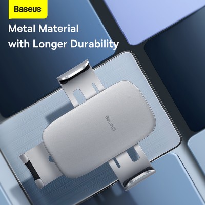 Автомобильный держатель BASEUS Metal AgeⅡ, серебристый, на воздуховод Автомобильный держатель BASEUS Metal AgeⅡ, серебристый, на воздуховод
